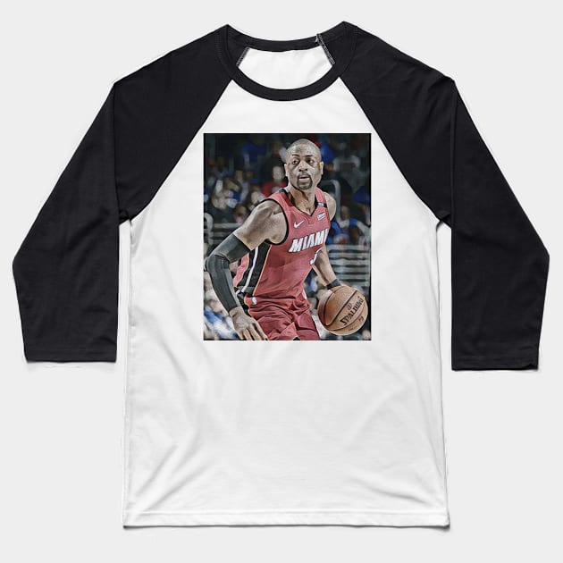 dwyane wade Baseball T-Shirt by sepuloh